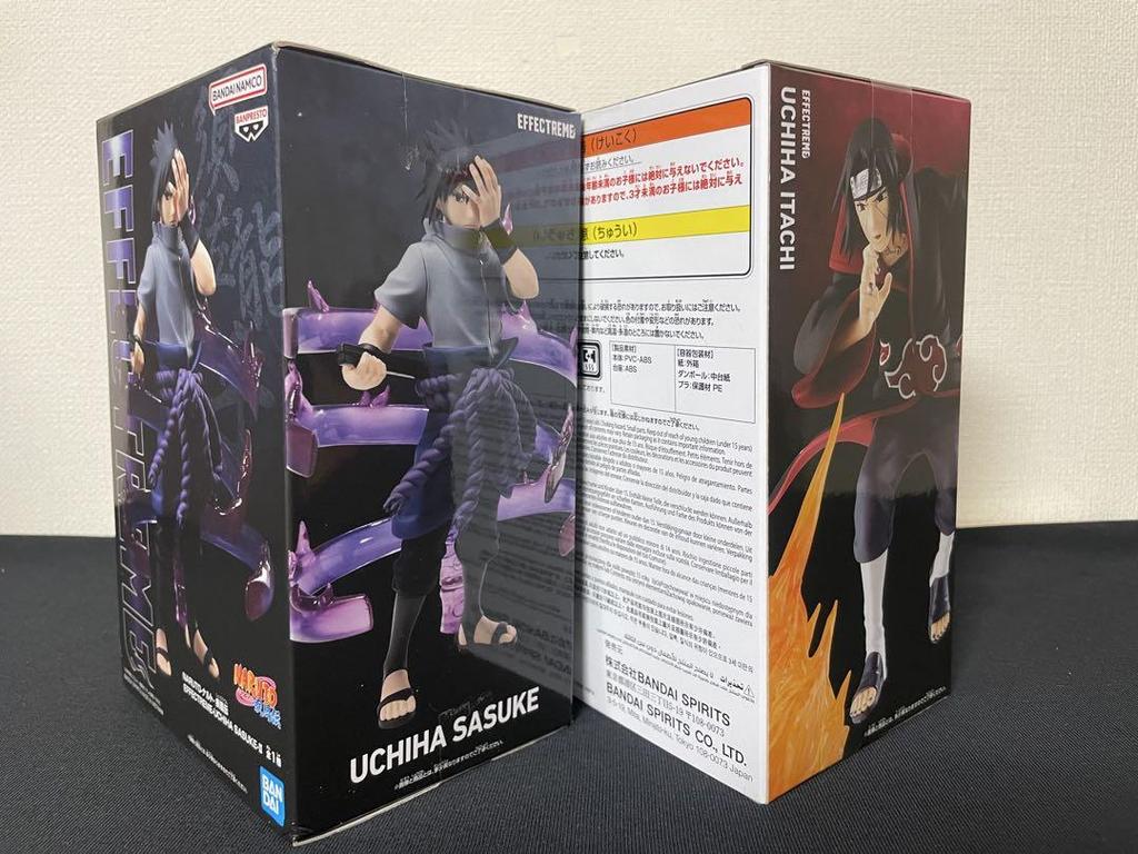 [USED] NARUTO Uchiha Sasuke Itachi EFFECTREME Figures (2 types)