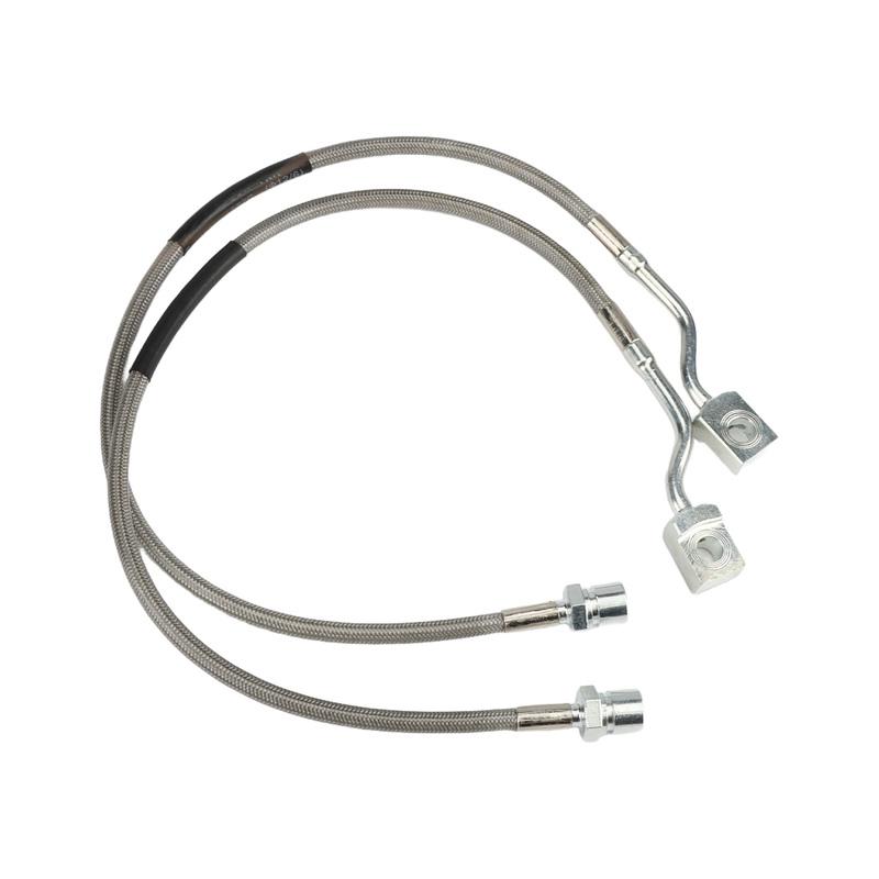 2PCS Auto Parts 89370 Front Extended Brake Lines Kit GMC Sierra 1500 2500 3500 Yukon For Chevy Silverado Tahoe Suburban New