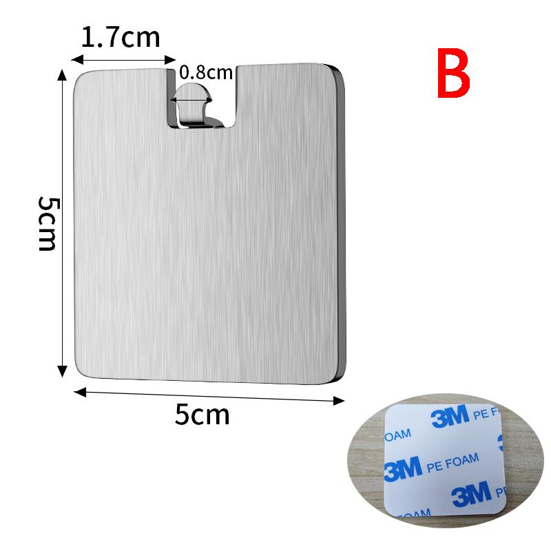 Stainless Steel Non-Punch Photo Frame Hook, Calligraphy Painting, Mirror Frame, Hidden Wall Studs, Fixed Picture Frame