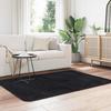VidaXL Tapis shaggy à poils longs noir 120x170 cm polyester, tapis, tapis de chambre, tapis moderne, tapis de salon, tapis 4102822