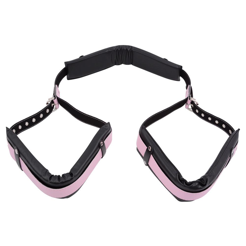 SM Split Leg Handcuffs Bed Binding Belly Band Couple Training Sexy Sex Toy Adult Sex Auxiliary Supplies