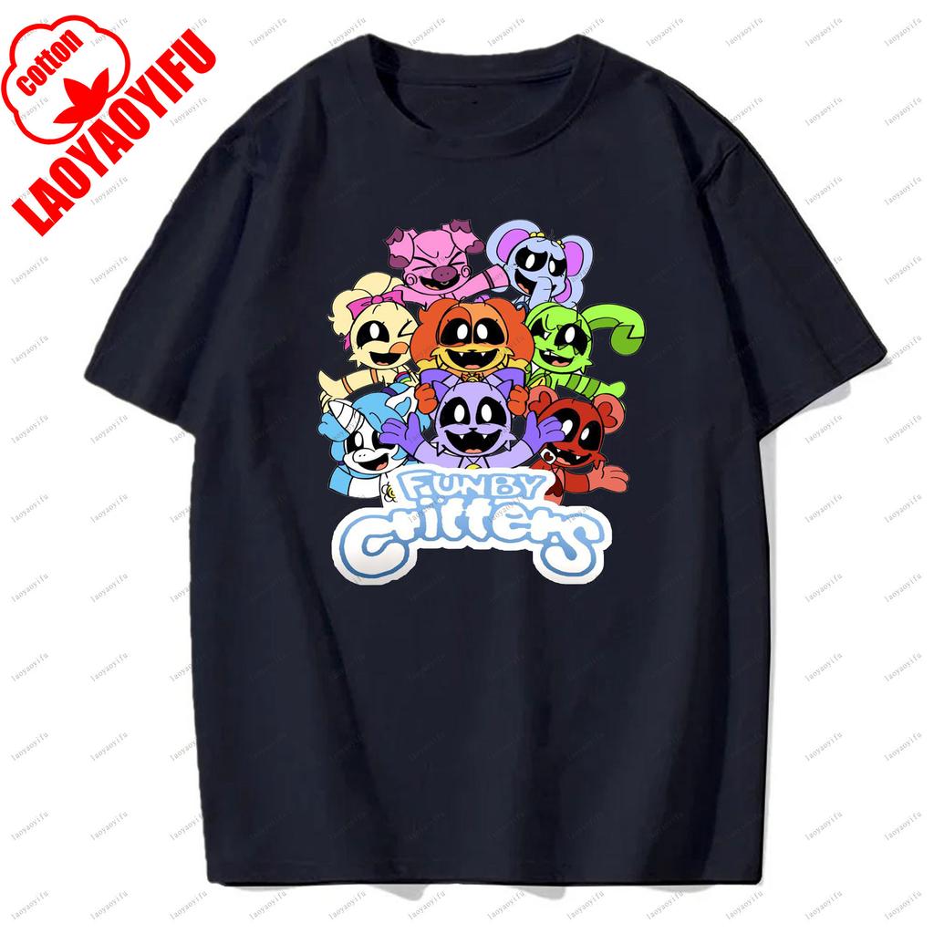 Trička Smiling Critters Prodyšná Camisetas Harajuku Topy Pánské Tričko Ležérní pro Každodenní Nošení a Neformální Vycházky