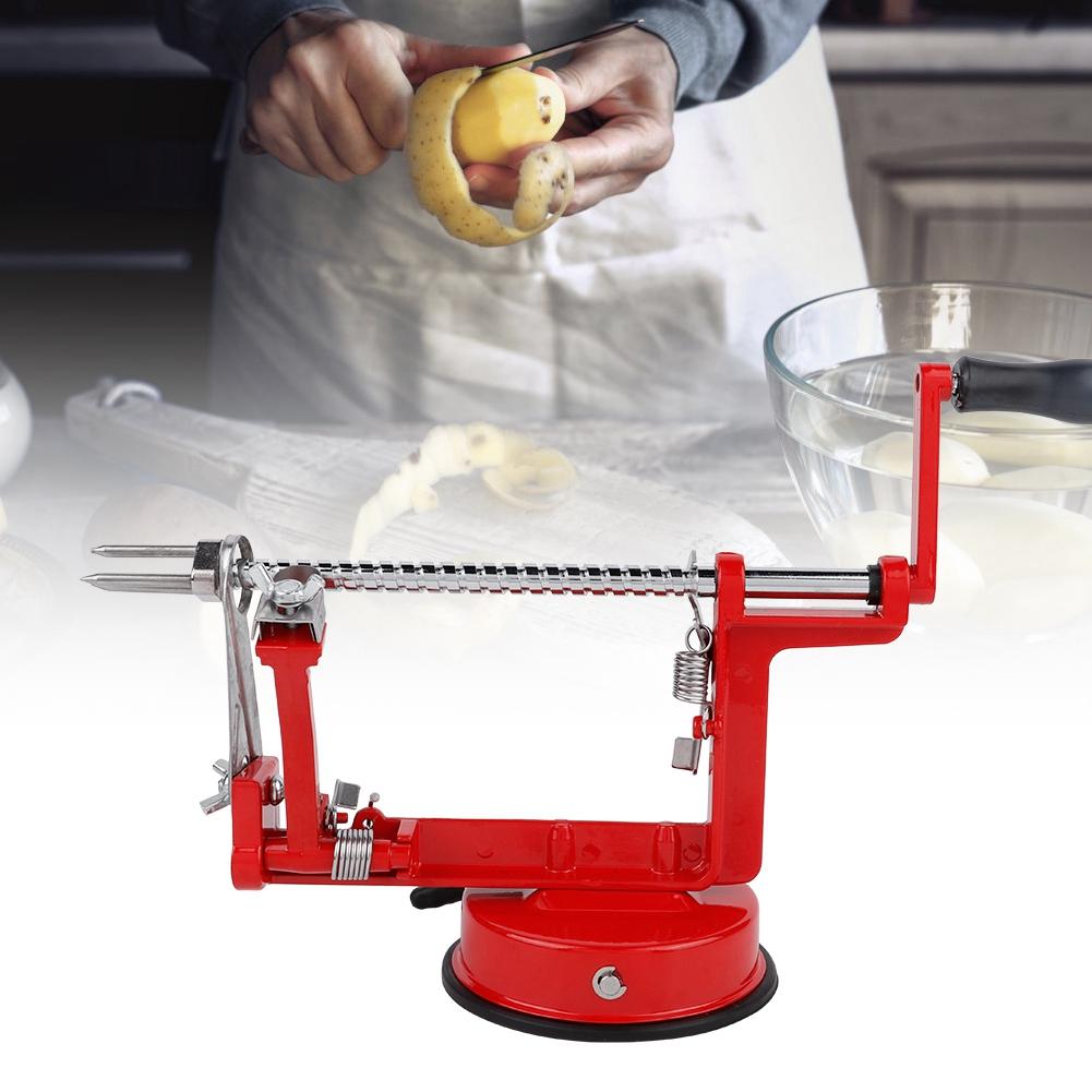 3 In 1 Multifunctional Handcranked Metal Fruit Peeler Peeling Machine Kitchen Tools