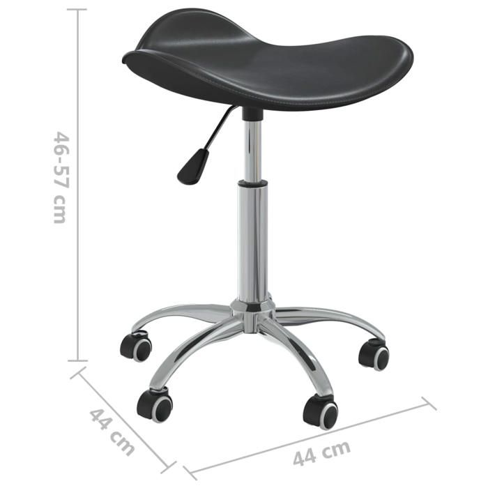 VidaXL Chaise de Bureau Pivotante Siège de Bureau Chaise d'Ordinateur Chaise Ergonomique Salon Intérieur Hauteur Réglable 3088556