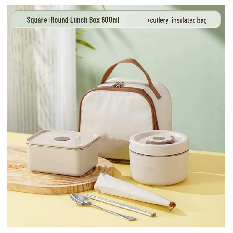 Zebian 316 Stainless Steel Insulated Lunch Box Set