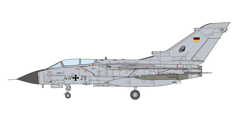 PLATZ 1/144 scale German Air Force Tornado IDS (TTTE A Squadron) PF-73, Set of 2 Plastic Model Kits