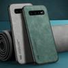 Husă Pentru Samsung S10 S9 Plus Note 10 Plus A56 A36 A26 A16 A55 A35 A15 Husă Lux din Piele cu Placă Metalică Suport Prindere Auto