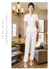Women's Summer Professional Beautician Attire for Salon & Medical Aesthetics