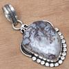 Pendant Designer Jasper Gemstone Valentine'Day Gifted Silver Jewelry 2.25"