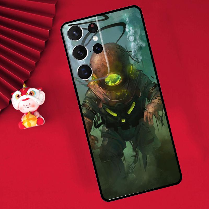 Scuba Diver Mask Diving Case For Samsung Galaxy S25 S26 Ultra S22 S23 S24 Ultra S20 S21 Plus S10 S25 FE Cover Funda