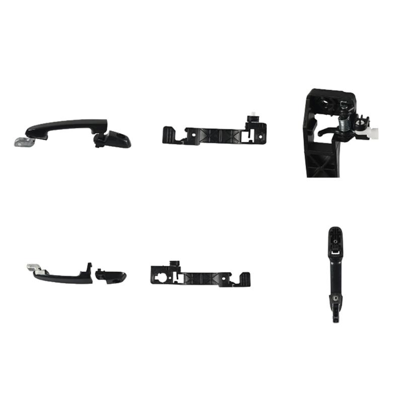 Vehicle Door Handle ABS Replacement Door Handle 82650-1E050 Replacement DIY or Professional Use Suitable for Accent