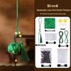 DIY Dragon Boat Festival Lotus Pod Sachet: Handmade Embroidered Mugwort Perfume Pouch Pendant