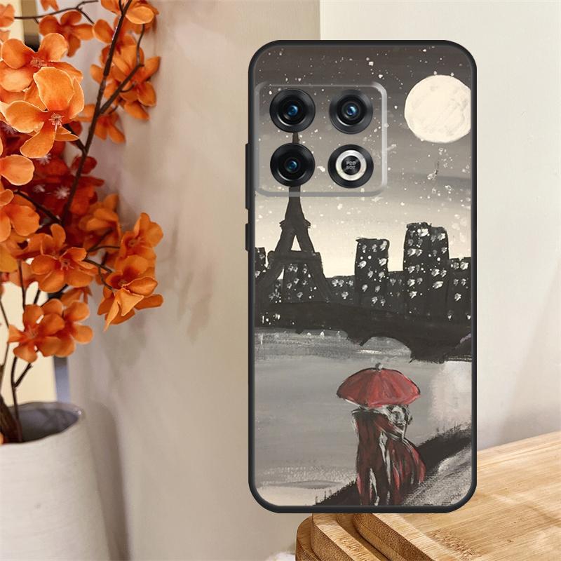 

Red Umbrella Eiffel Tower Funda For OnePlus 13 13R 12 12R 11 10 Pro 8T 10T OnePlus Nord 4 CE 2 3 Lite N30 N20 N10 Case OnePlus 9Pro