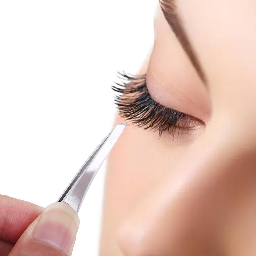 Head Fine Hairs Precision Makeup Eyebrow Tweezer Eyelash Tweezers Eye Brow Clips Lash Hairs Puller