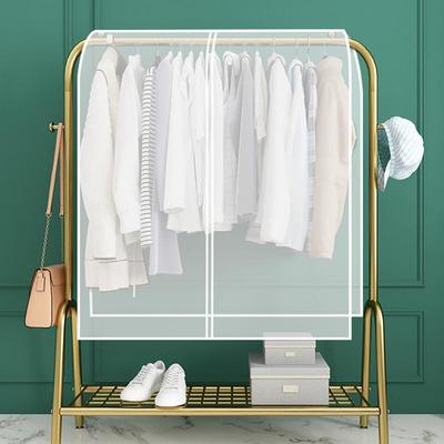 Clothing Dust Cover Set: Hanging Storage Organizer for Coats, Dustproof Bag with Lid.