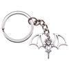 Bat Charm Keychain Spooky Insect Key Holder Halloween Day 28mm Ring