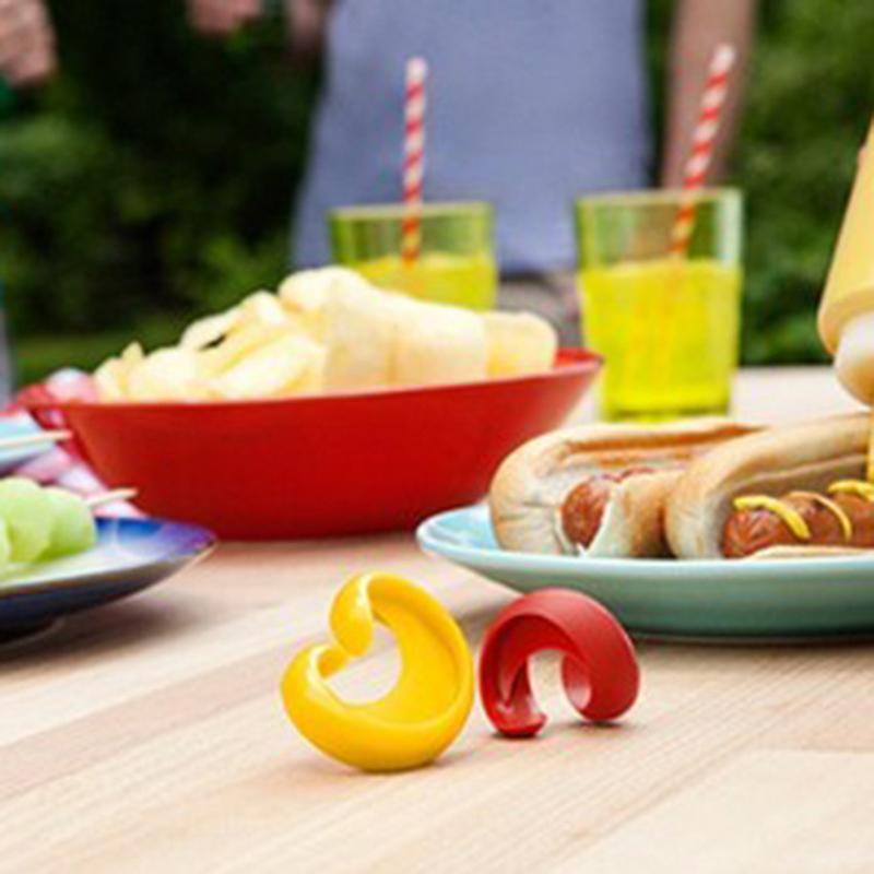 2pcs/Set Sausage Hot Dog Cutter Barbecue Grill Spiral Gadget Size Two Kitchen Utensils Tool Kitchen Gadget Cook Tools