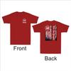 250 Years American Flag 250th Anniversary Patriotic Front  Back Unisexs TShirt