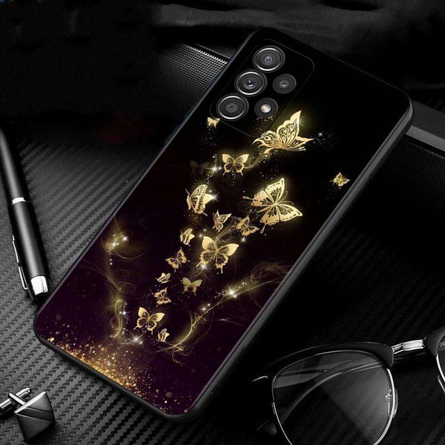 

Чохол для Samsung Galaxy A51 A71 A01 A11 A21 A21s A31 A41 A72 A52 A42 A32 A22 A12 A02 A02s F42 Phone Shell Glowing Butterfly For Samsung A32 4G