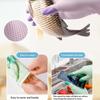 1 Pair Colorful Household Cleaning Gloves, Kitchen Dishwashing Gloves, Non-Slip Household Gloves, Suitable For Small Large Hands