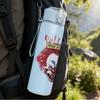 1PC Horror Clown Retro Skull Graphic Print 750ml Portable Sports Water Bottle Leakproof Gym Outdoor Travel Drink Cup