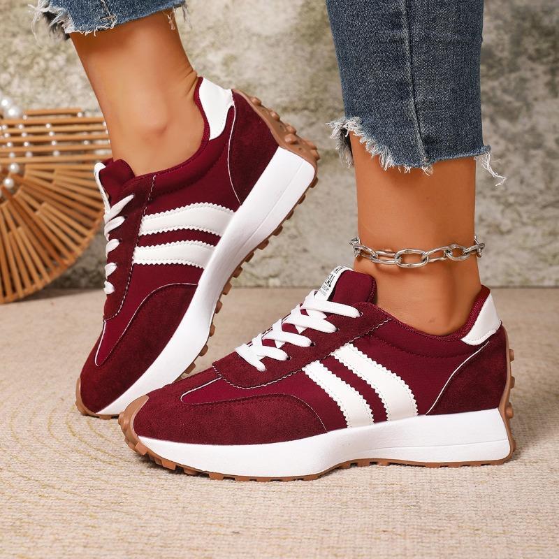 Scarpe Casual da Donna Studente Nuove a Suola Spessa per Tutte le Stagioni, Scarpe Sportive Traspiranti, Blocco Colori Elegante e Versatile
