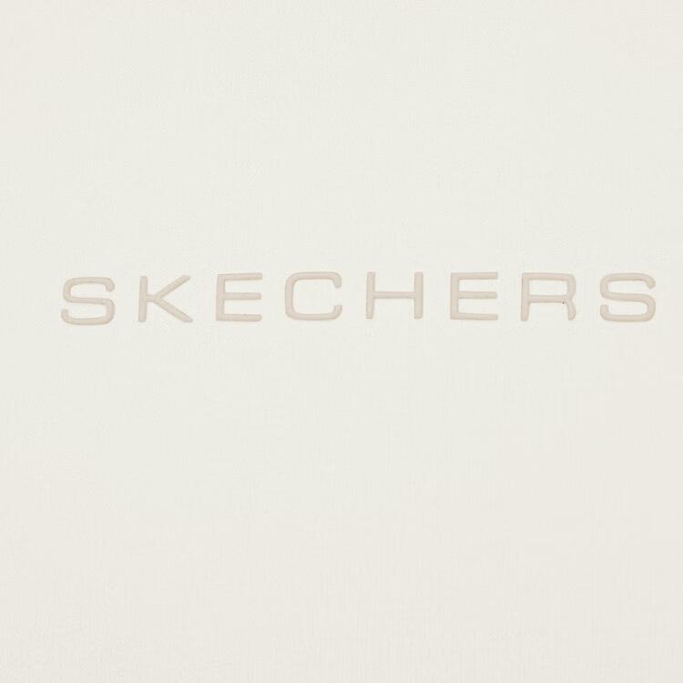 Skechers Godri Simple Knitted Breathable Sports Short Sleeve Dress Women dresses Tofu-White P225W175-0211