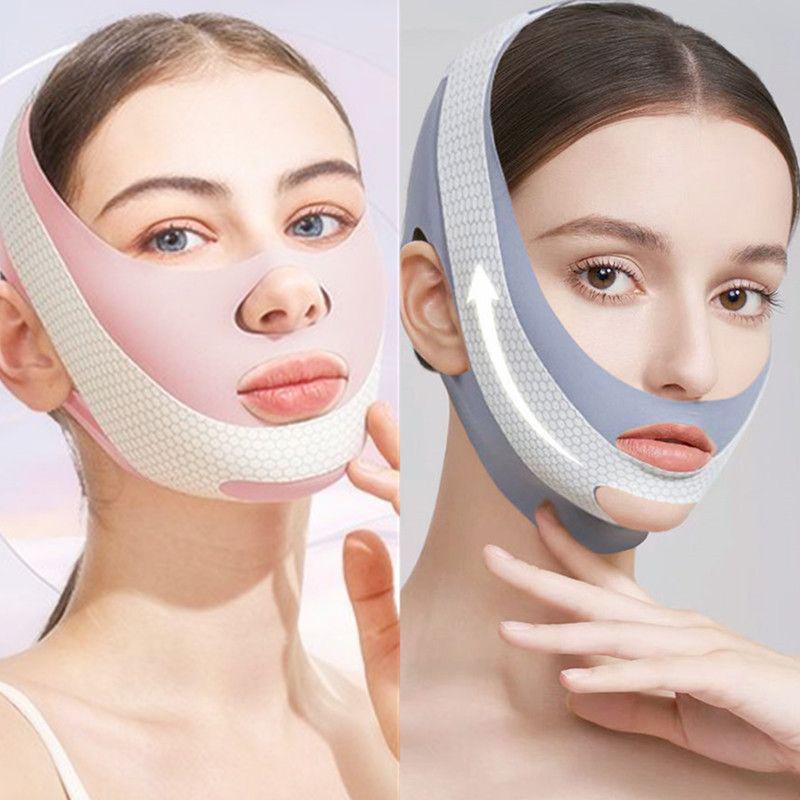 Bandage amincissant pour le visage, sculptant le visage en V et réduisant le double menton, bande liftante anti-rides pour raffermir et prendre soin de la peau