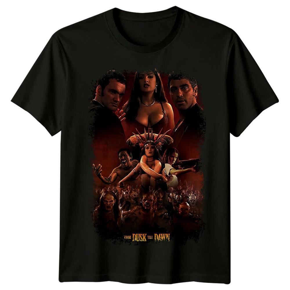 Od soumraku do úsvitu (1996) Tričko inspirované filmovým plakátem Retro 90. léta Unisex