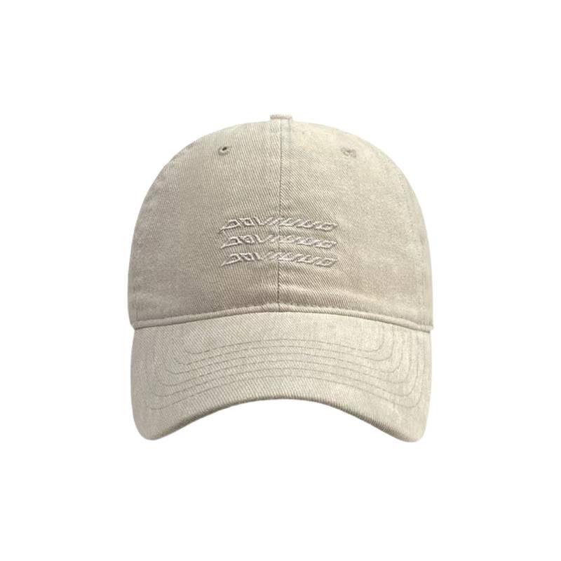 American-style High-quality Embroidered Baseball Cap for Women with Large Head Circumference, Makes the Face Look Smaller, Versatile for Couples,