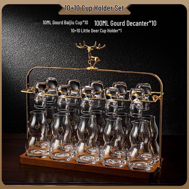 Shangqi Gourd-Shaped Baijiu Decanter & Cup Set