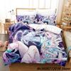 New Needy Girl Overdose Bedding Set Cartoon Anime Three-Piece Set Adult Kid Bedroom Duvetcover Sets 3D Kawaii Girls Conjunto De