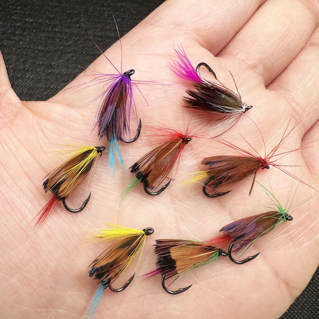 5/10 Stück/Set Künstliche Trockenfliegen Schmetterlings-Köder Mehrfarbig Fliegenfischen Köder Angeln Forelle Lachs Barsch Motte Schmetterling Insekt Köder