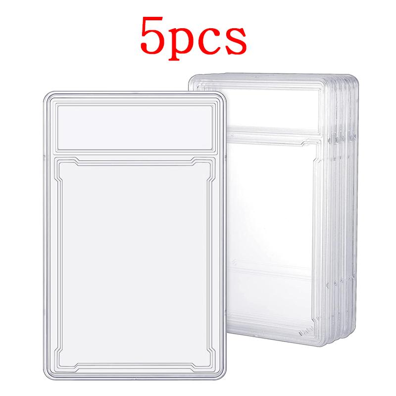 35PT Aktivitätssammlungs-Kartenhülle Schutzhülle für Sammelkarten Langlebige Hüllen 90x65mm Dick für Spiele Sportkarten Konzipiert Fester Kunststoffhalter