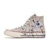 Converse Chuck 70 High Paint Splatter - Egret Unisex Sneakers Cream Digital-Blue 170802C