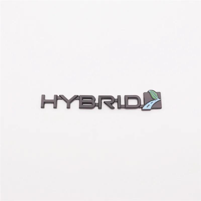 

3D Metal HYBRID Logo Car Emblem Fender Badge Rear Trunk Decal For Toyota Reiz RAV4 HYBRID Stikcer Auto Styling Accessories чёрный