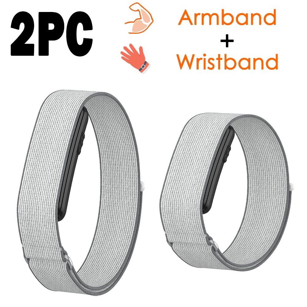 Premium Nylon Biceps Arm/Wristband for Garmin CIRQA Smart Band Strap Fitness Tracker Strap for Garmin CIRQA Smart Band Accessory