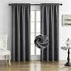 Einfaches Panel Uni-Farbe Hohe Präzision 70%-90% Verdunkelungs-Lichtfilter-Vorhang Schlafzimmer, Wohnzimmer Dekor Heimbedarf