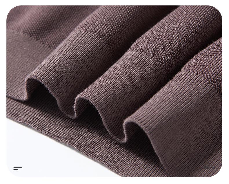 Men's Cool Breathable Tencel Lyocell Knit T-Shirt - Round Neck, Short Sleeves, Casual, Summer Silk Top