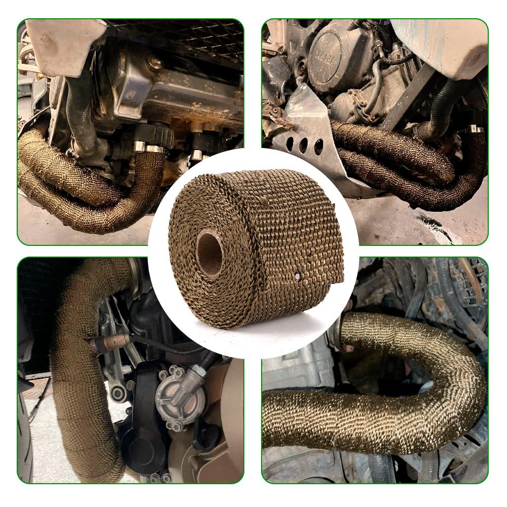 Car And motorcycle Exhaust Pipe Heat Insulation Modification High Temperature Resistant Insulation Fiber Cloth