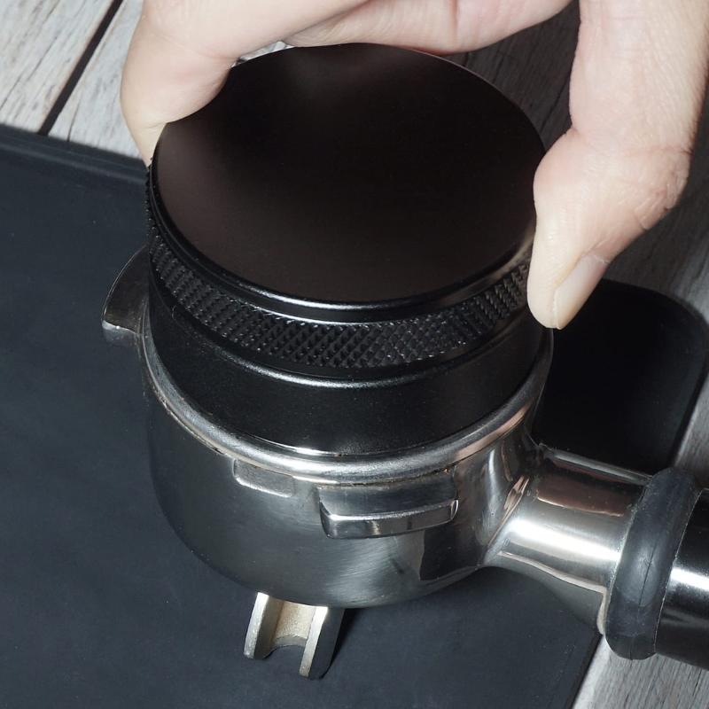 53mm Coffee Powder Machine Coffee Tool Espresso Tamper Coffee Powder Distributor Coffee Tamper Mat Gift for Coffee Lover