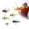 Fly Fishing Popper with Hook Fly Popper Lures for Trout Salmon Artificial Baits Popping Lure Topwater Fishing Lure