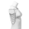 Tassel Necklace For Women Diamond-studded Metal Necklace
