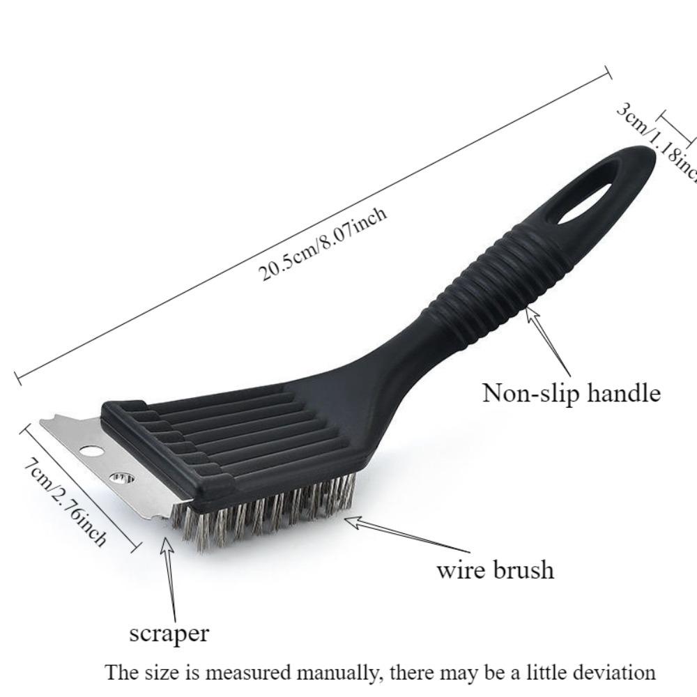 D5 Grill BBQ Brush Stainless Steel Wire Extra Strong Cleaning Brush Heavy Duty Grill Brush Cleaner for Outdoor Home Cooking Tool