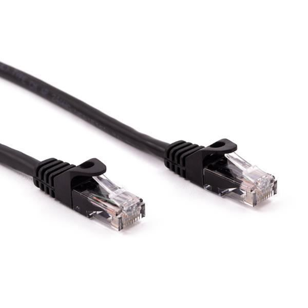Câble réseau - NILOX - RJ45 CAT6 - 5M - Ethernet - Blanc et Noir