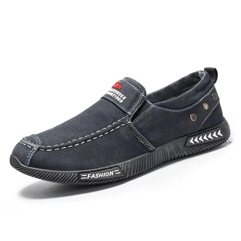 Scarpe da Ginnastica da Uomo 2025 Antiscivolo Suola Morbida Casual Maschili Lavoro in Denim Traspiranti Taglia 39-44 Sneaker alla Moda