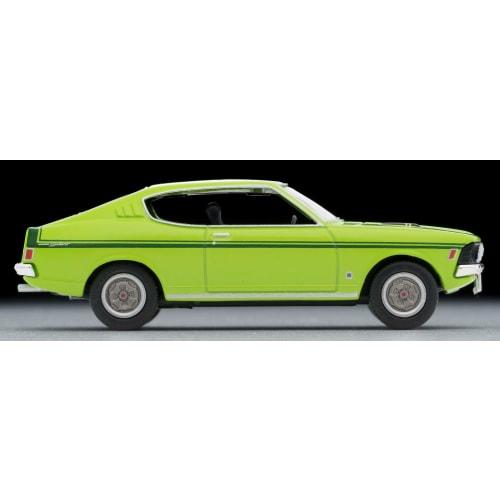 TOMYTEC Tomica Limited Vintage Neo 1/64 LV-N204d Mitsubishi Colt Galant GTO MR 1970 Model, Yellow-Green, Finished Model
