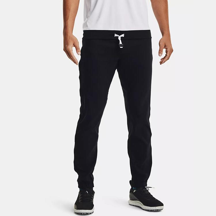 Under Armour Curry Strick-Jogginghose Herren Schwarz Moderate Schmale Passform Hose 1366291-001