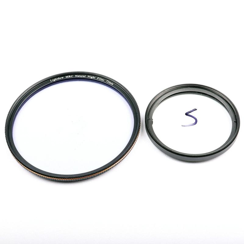 Camera Lens Filter 49 52 55 58 62 67 72 77 82mm Natural Night Filter for Night Photography for Sky/Star Astrophotography