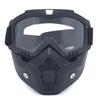 Vintage-Style Motorcycle Goggles Off-Road Riding Full Frame Windproof Protective Eyewear With Interchangeable Lenses